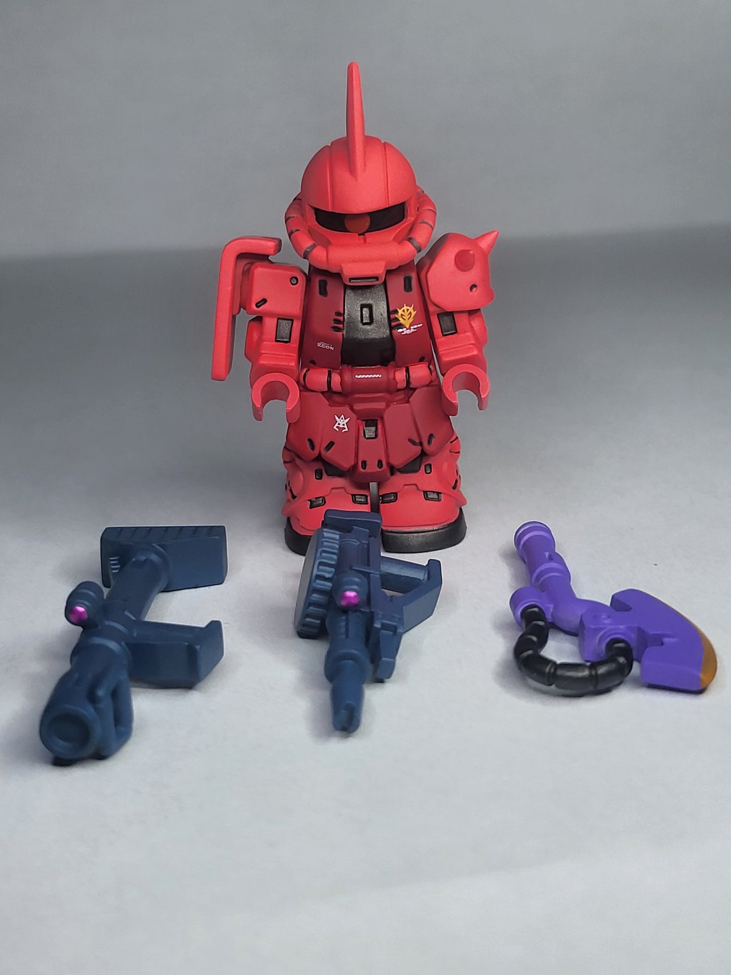 Lego custom Char Aznable's Red Comet Zaku II minifigure *IN-HAND*