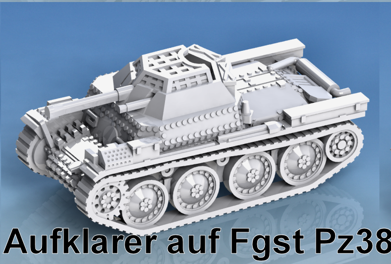 Aufklaler auf Fgst Pzkpfw 38 (t) - Recon with 2cm Kw.K.38