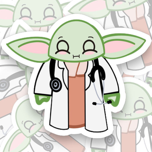 Star Wars themed plant or medical stickers